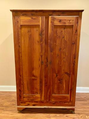 Cedar Cabinet with Key **Read Details
