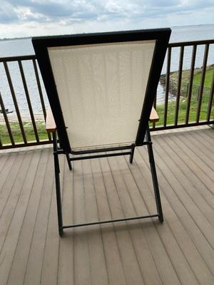 ADJUSTABLE Pair of Mesh Outdoor Chairs