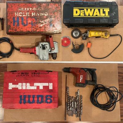 MILWAUKEE - HILTI - DEWALT LOT