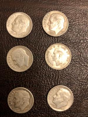 10 Silver Dimes