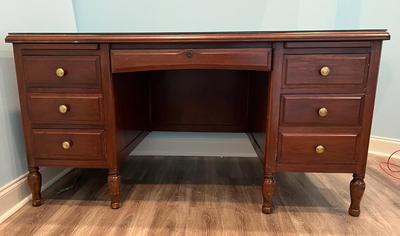 HOOSIER DESK CO. Solid Wood Desk