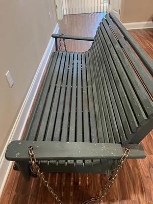 WOODEN PORCH SWING
