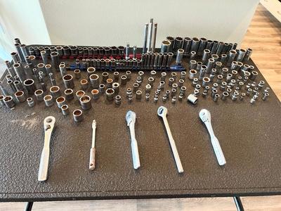 HUGE  197 piece Socket Lot plus tools