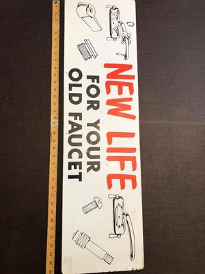 Vintage advertising sign