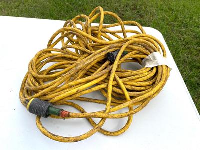 100 Ft Yellow Extension Cord
