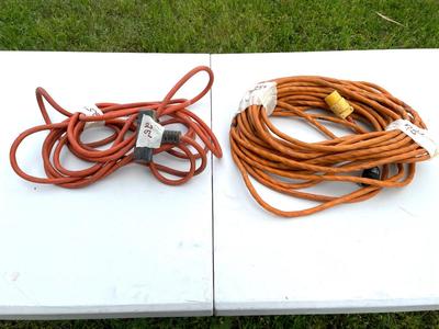 Pair of Extension Cords  75 ft & 25 ft.