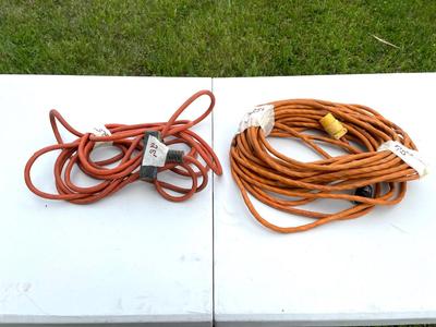 Pair of Extension Cords  75 ft & 25 ft.