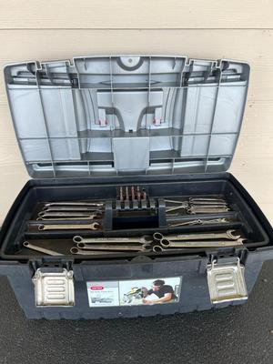 CRAFTSMAN WRENCH SET & KETER PRO TOOL BOX