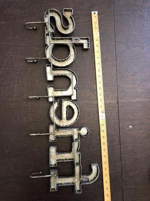 Galvanized Decorative metal coat hooks