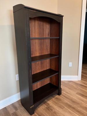 Decorative Distressed Book Case Read Details  (Lot A)