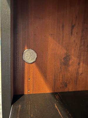 Decorative Distressed Book Case Read Details  (Lot A)