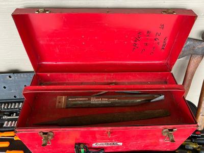 Miscellaneous Tools with Metal Tool Box