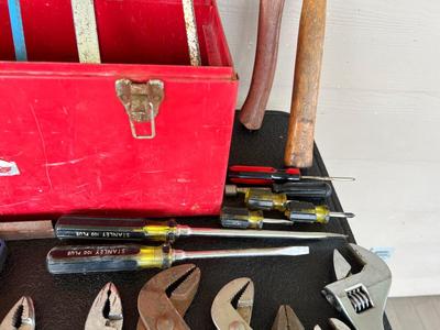 Miscellaneous Tools with Metal Tool Box