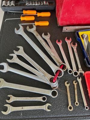 Miscellaneous Tools with Metal Tool Box