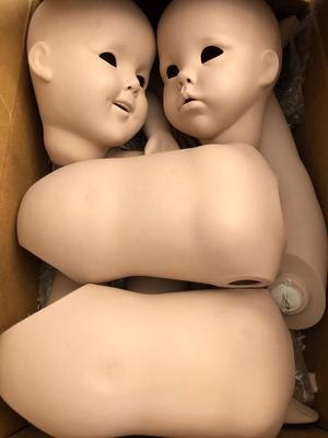 Doll parts and doll stands
