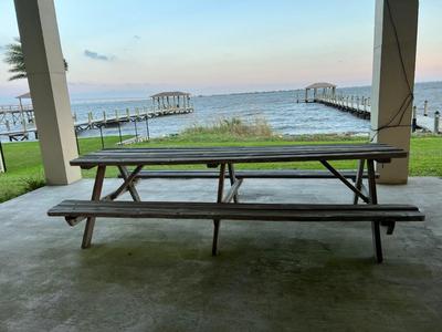OUTDOOR WOODEN PICNIC TABLE