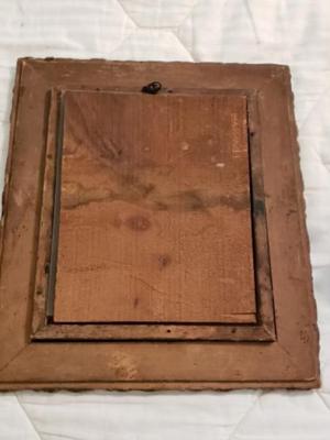 Antique wooden gold frame