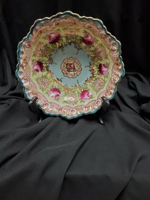 Vivid Pink Floral Bowl