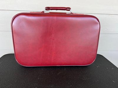 LYNX Vintage Classic Burgundy Suitcase set
