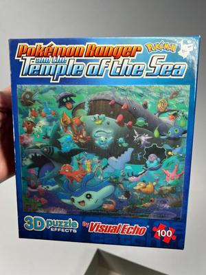 Pokemon Ranger and the Temple of the Sea Puzzle 3D Effect Visual Echo 100  pieces