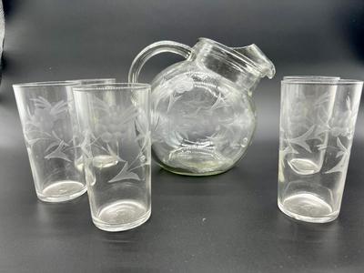 FOSTORIA? Vintage Etched