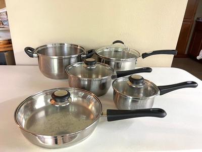 TRAMONTINA STAINLESS STEEL SET