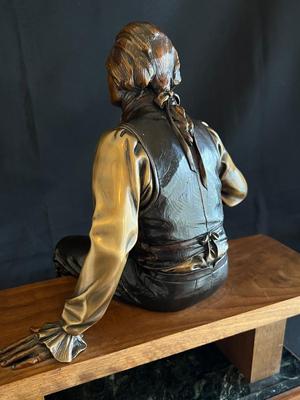 Thomas Jefferson portrait in bronze by Lundeen, George Edition of 100