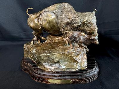 Prairie Survival original bronze by Jim Thomas
