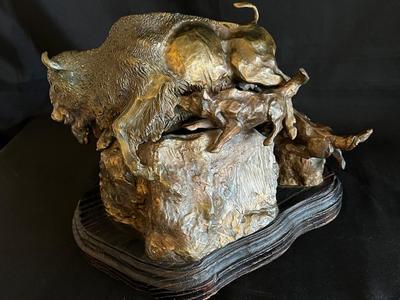 Prairie Survival original bronze by Jim Thomas