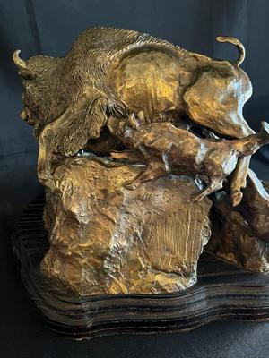 Prairie Survival original bronze by Jim Thomas