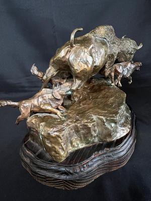 Prairie Survival original bronze by Jim Thomas