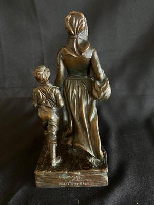 Pioneer Woman Bronze by Bryant Baker Ponca City OK