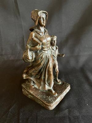 Pioneer Woman Bronze by Bryant Baker Ponca City OK