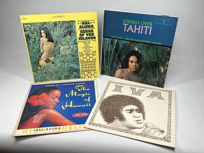 Vintage Nostalgic Pop Hawaiian Strings Over Tahiti Songs of the Island Polynesian Inspired Records