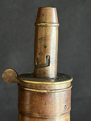 Civil War Style Peace Hands Powder Flask