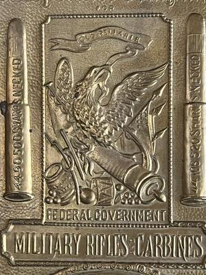Sharps Rifle Company Advertising Plaque Sign