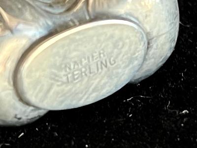 Sterling Silver Buddha Scent Perfume Bottle Napier