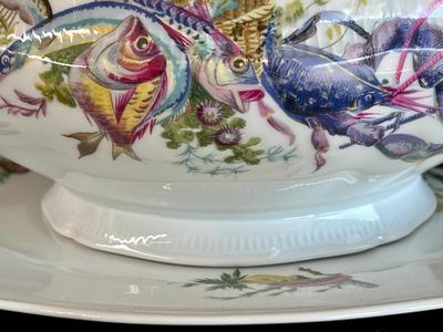 Haviland Limoges France Calanque Fish Lobster Tureen