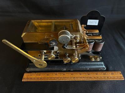 JH Bunnell Telegraph Pen Register Circa 1900