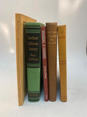 Vintage Lot of 5 Books on Southern California 1st Edition Signed