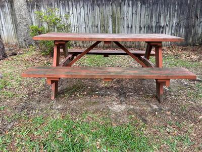 Wooden Picnic Table