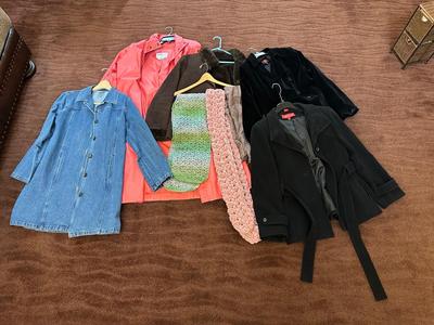 LADIES JACKETS, COATS AND SCARVES