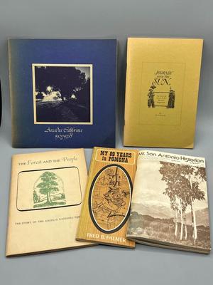 Lot of Vintage Books Southern California Cities Pomona Angeles Forest Mt. San Antonio Arcadia