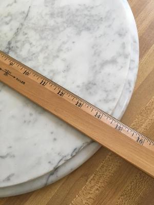Marble lazy susan and giant trivet