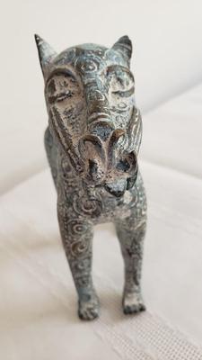Benin  Leopard Statue