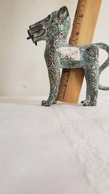 Benin  Leopard Statue