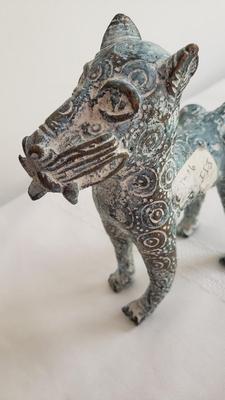 Benin  Leopard Statue