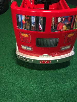 Ride on pedal  fire truck