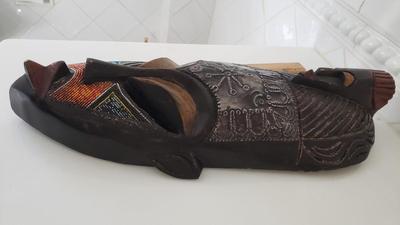 African mask 25" tall