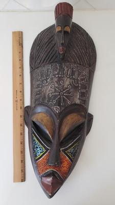 African mask 25" tall